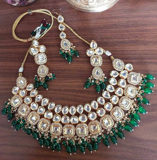 Fashion Jewellery Kundan Pearl Raani Choker