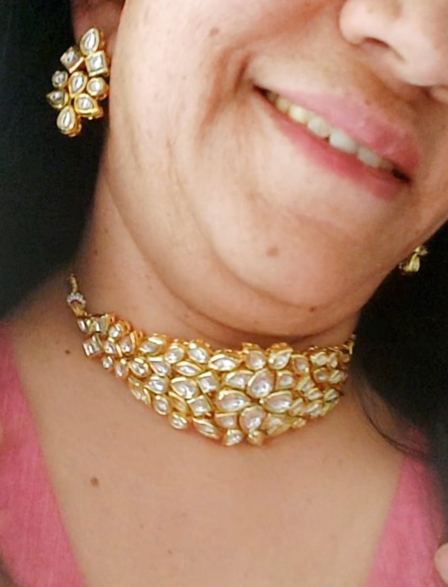 Fashion Jewellery Kundan Collar Choker