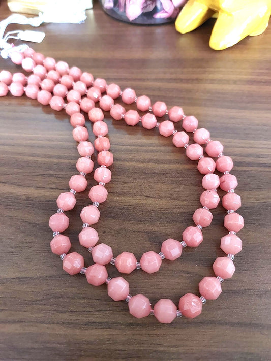 Semiprecious Beads Necklace Natural Jade Bead Necklace