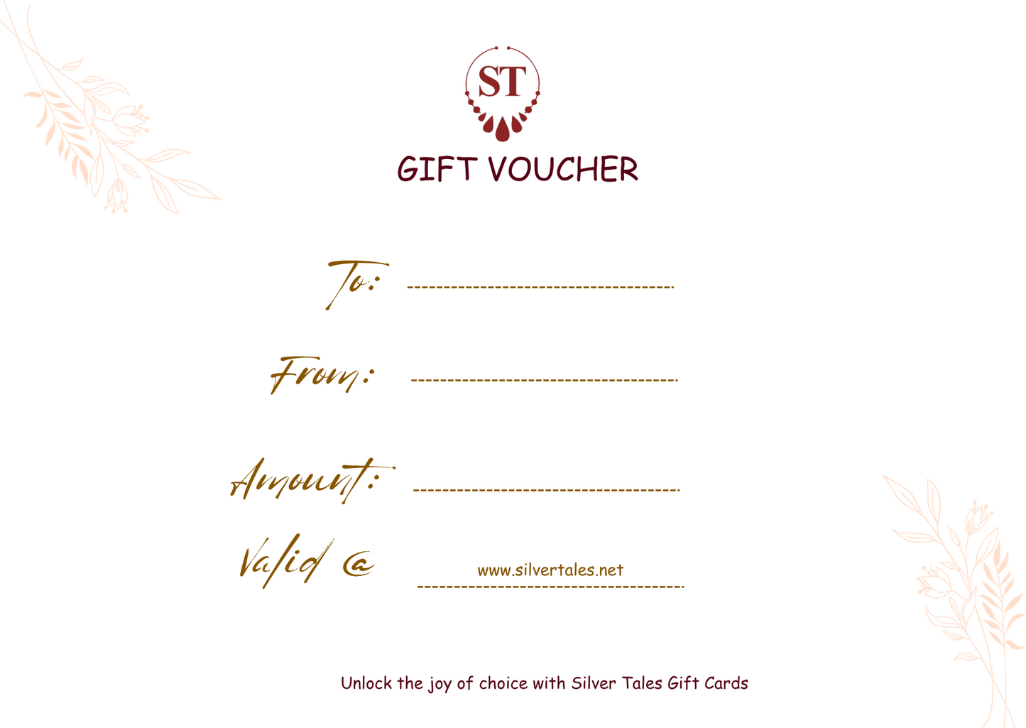Silver Tales Gift Voucher