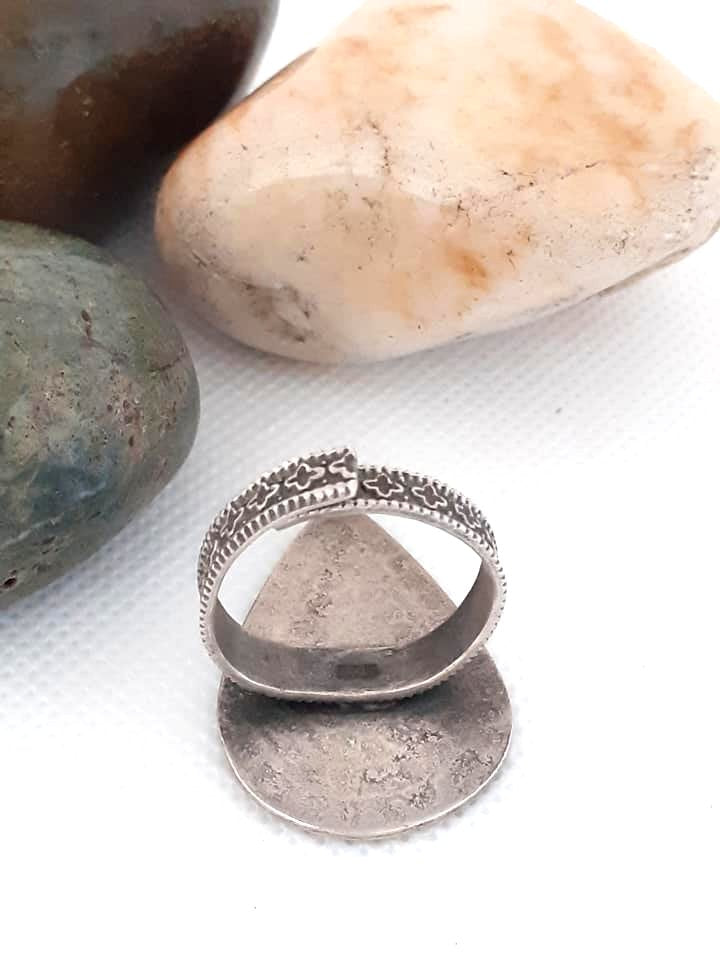 Sterling Silver Jewellery...925 Sterling Silver Finger Ring Silver Finger Ring Silver Leaf Finger Ring..Banjaran